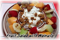 Fruit Salad with Walnuts