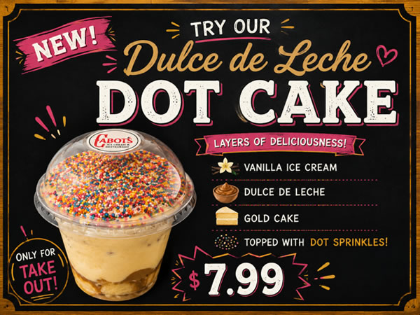 Dulce de Leche Dot Cake - Only for take-out