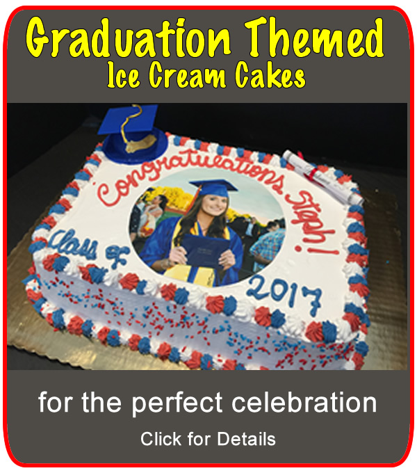 Graduation Custom Themed Ice Cream Cakes