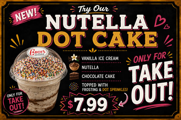 Dulce de Leche Dot Cake - Only for take-out