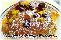 Cranberry Orange Pancakes