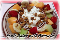 Fruit Salad with Walnuts