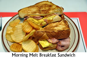 Morning Melt Breakfast Sandwich Special