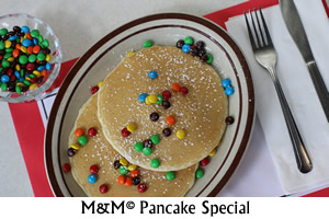 M&M© Pancake Breakfast Special