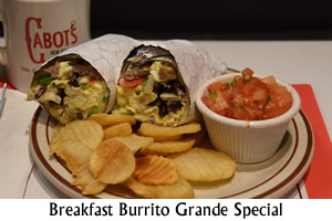 Breakfast Buritto Grande Special