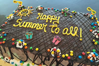 Order Ref: JUL-004 Summer Themed Ice Cream Cake.
