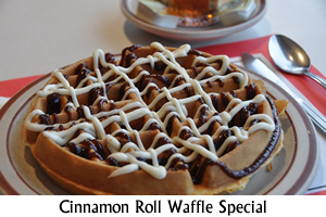 Cinnamon Waffle Special
