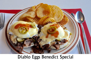 Diablo Eggs Benedict Special