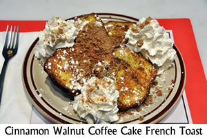 Cinnamon Walnut Coffee French Toast
