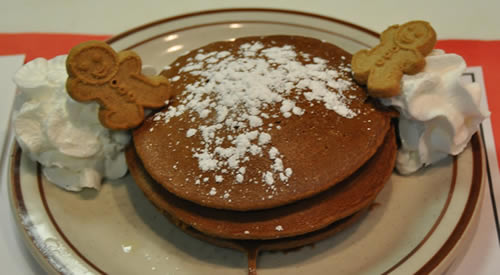 gingerbread pancakes loaf at Cabot's