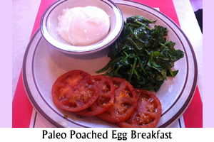 Paleo Poached Egg Breakfast
