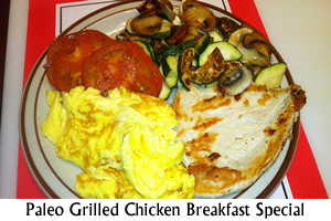 Paleo Grilled Chicken Breakfast Special