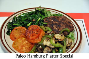 Paleo Hamburg Platter Special
