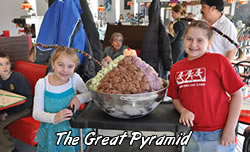 The Great Pyramid Sundae Creation great pyramid sundae creation