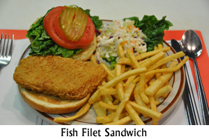 Seafood Fish Filet Sandwich