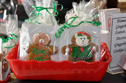 Gift Wrapped Holiday Gingerbread Man Cookies
