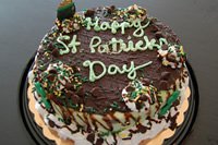Order Ref: PAT-004 St Patrick’s Day Themed Ice Cream Cake.