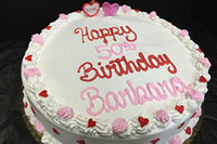 Order Ref: TH-167 12 inch Valentine’s Day Themed Birthday Ice Cream Cake.