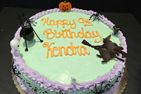 Order Ref: HAL-009 Halloween Themed Ice Cream Cake.
