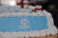 Order Ref: XMS-002 Christmas Themed Ice Cream Cake.