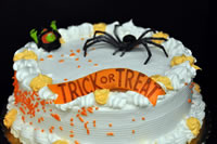 Order Ref: HAL-003 Halloween Themed Ice Cream Cake.