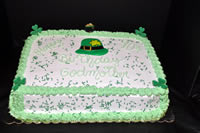 Order Ref: PAT-005 St Patrick’s Day Themed Ice Cream Cake.