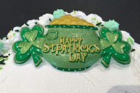 Order Ref: PAT-006 St Patrick’s Day Themed Ice Cream Cake.