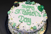 Order Ref: PAT-007 St Patrick’s Day Themed Ice Cream Cake.