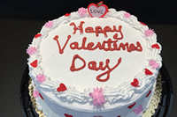 Order Ref: VAL-007 Valentine’s Day Themed Ice Cream Cake.