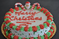 Order Ref: XMS-005 Christmas Themed Ice Cream Cake.
