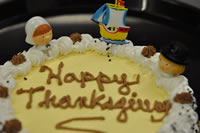 Order Ref: THA-003 Thanksgiving Themed Ice Cream Cake.