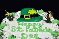 Order Ref: PAT-001 St Patrick’s Day Themed Ice Cream Cake.
