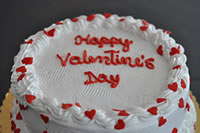 Order Ref: VAL-004 Valentine’s Day Themed Ice Cream Cake.
