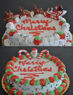 Christmas Ice Cream Cakes at Cabot's