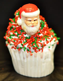 Christmas Ice Cream Cupcakes at Cabot's