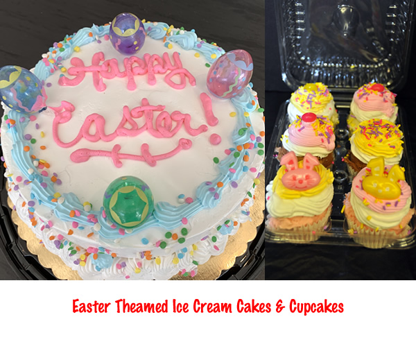 Easter Ice Cream Cakes & Cupcakes