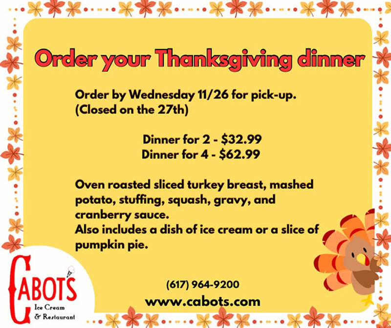 Thanksgiving Turkey Dinner