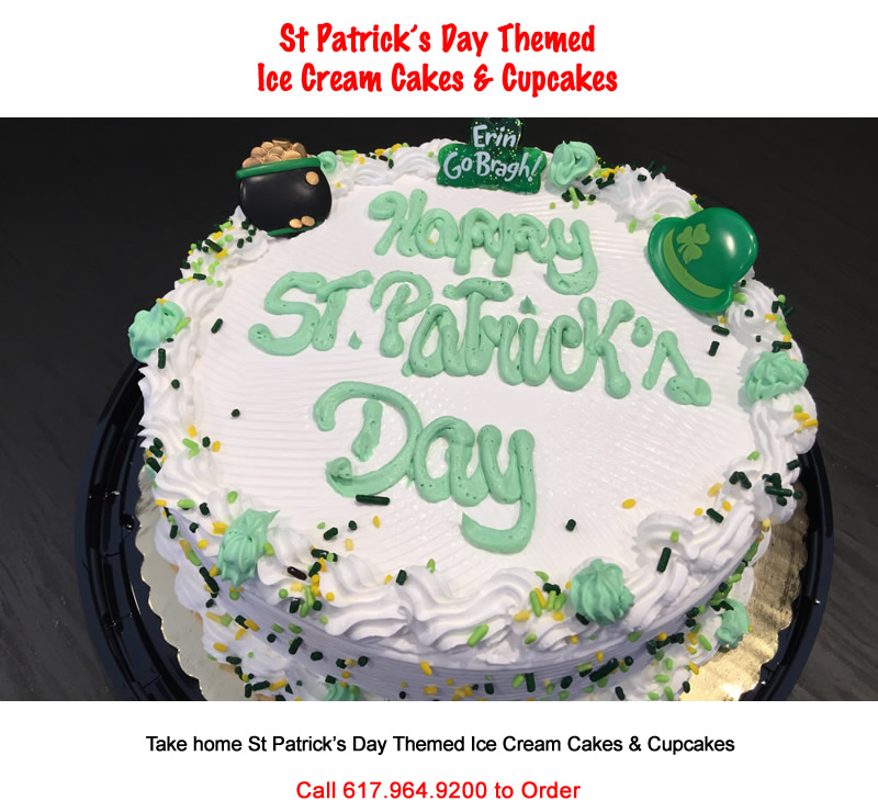 St Patrick's Day Ice Cream Cakes & Cupcakes