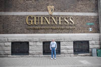 Eddie at the Guinness Factory in Dublin in Ireland