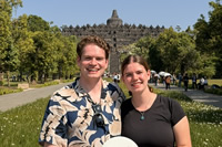 Gavin & Gretta - Borobudar Temple Indonesia in Indonesia Gavin & Gretta - Borobudar Temple Indonesia in Indonesia