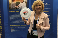 Karen at the 2017 Restaurant Show, Chicago in Illinois