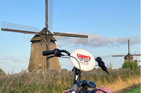 On the Noordschermerdijk in Netherlands