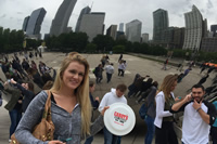 The Bean, Millennium Park, Chicago in Illinois