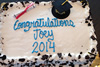 Order Ref: TR-032 Traditional Decorated cake with Graduation theme 12x18 inch Ice Cream Cake