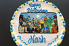 Order Ref: PI-355 Lego Minnions Photo Image Cake