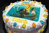 Order Ref: PI-508 10 inch Mohana themed Photo Image Ice Cream Cake