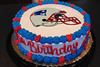 Order Ref: PI-249 Custom 10 inch Patriots 2015 Photo Image Ice Cream Cake.