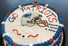 Order Ref: PI-518 10 inch Patriots Custom Photo Image Ice Cream Cake