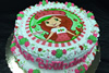 Order Ref: PI-280 Strawberry Shortcake 10 inch Custom Ice Cream Cake