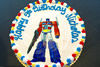 Order Ref: PI-281 Transformers 10 inch Custom Ice Cream Cake